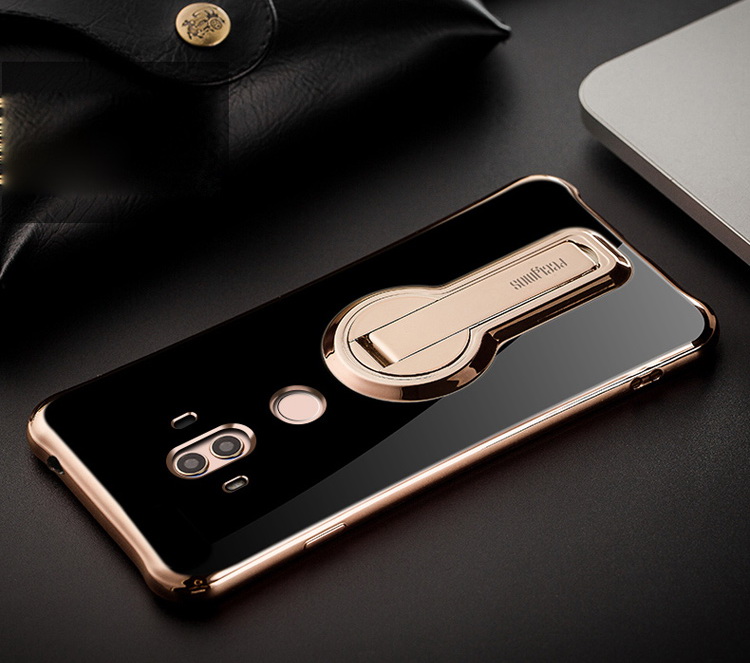 เคส Huawei Mate 10 Pro #เคสฝาหลัง FEELYMOS TPU แบบเคลือบเงามีขาตั้งในตัวสวยงามพรีเมี่ยม