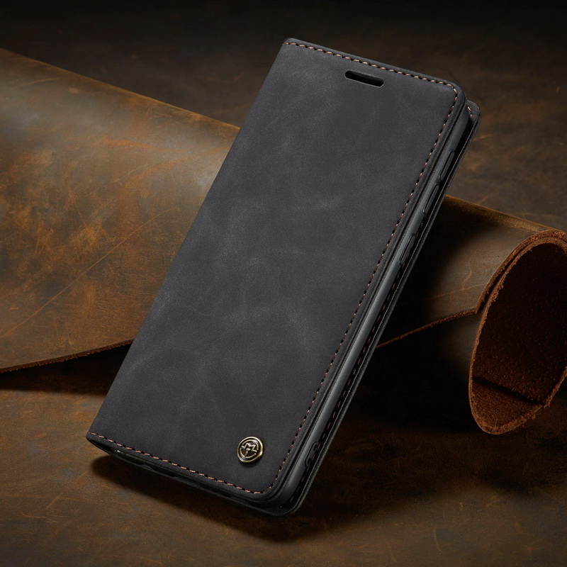 เคส Samsung Galaxy S21 Ultra #เคสฝาพับหนังกระเป๋าสตางค์ CASEME Auto-absorbed Leather Wallet
