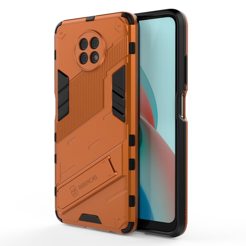 เคส Redmi Note 9T 5G #เคสฝาหลังพลาสติก ไฮบริด TPU + Kickstand