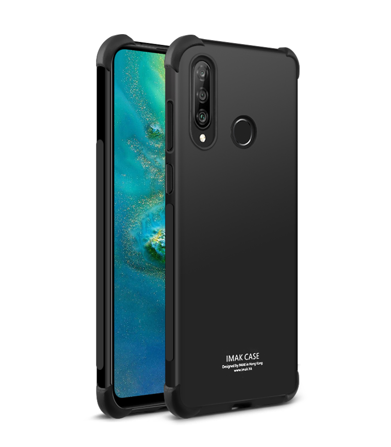 Case Huawei P30 Lite #เคสฝาหลังTPU นิ่ม IMAK Silky Anti-drop Case + ฟิล์มป้องกันหน้าจอ