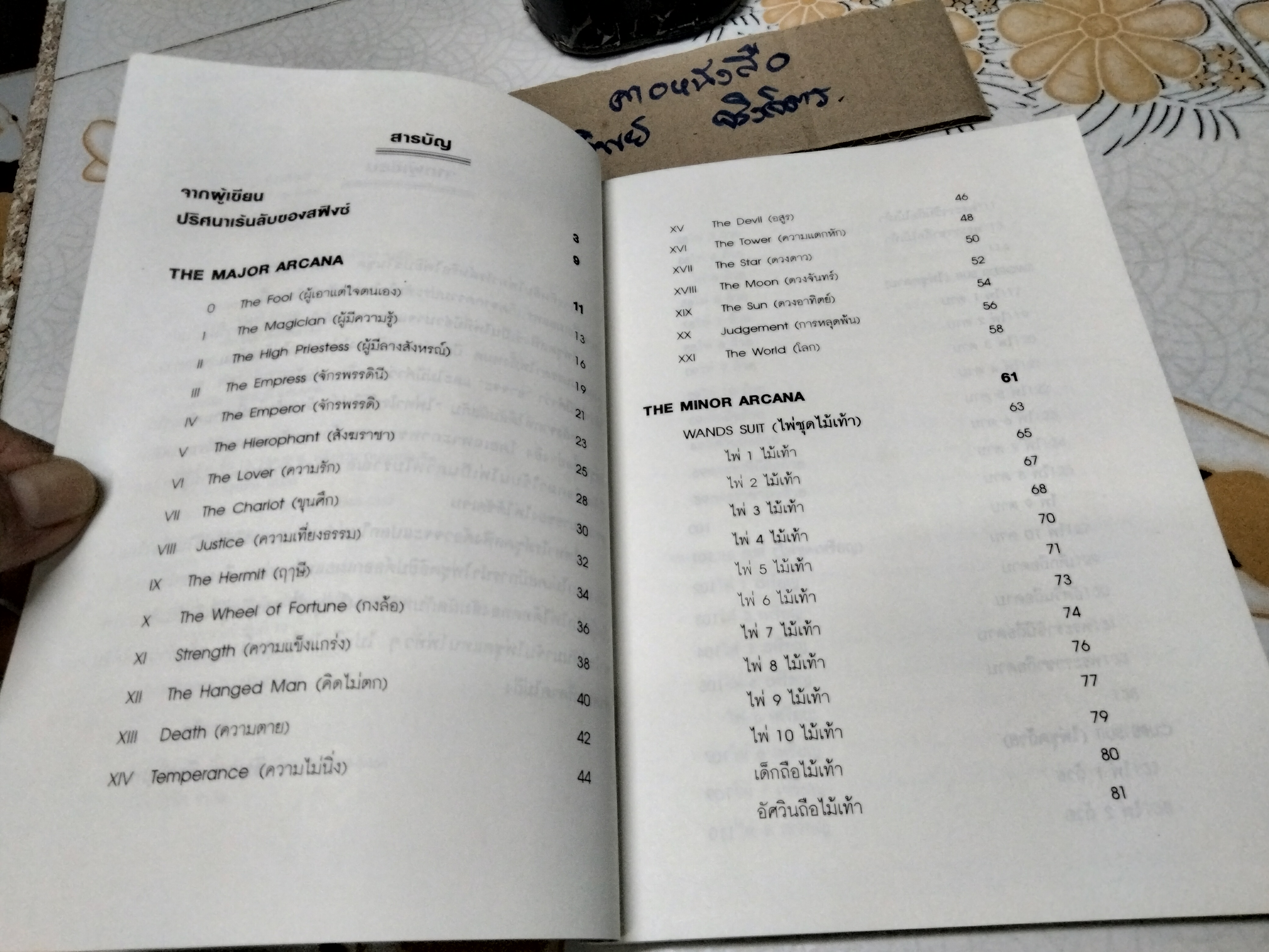 ไพ่ทาร์โร่อียิปต์ (มีเฉพาะหนังสือ) โดย อ.ธีรภาพ ธีระศรีศุภร พิมพ์ปี พ.ศ.2550 **สินค้าหมด**