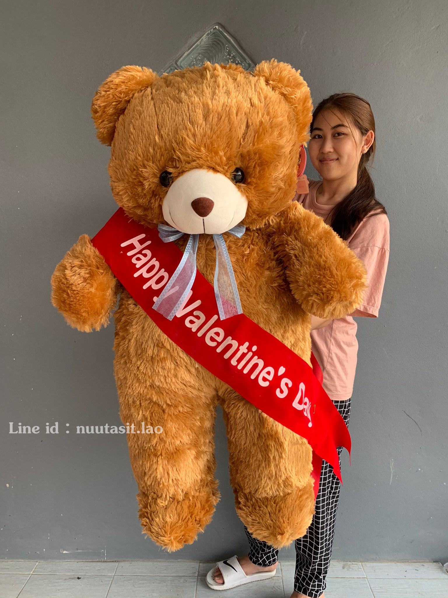 ตุ๊กตาตัวใหญ่ น้องหมีหน้ากลม 36 นิ้ว