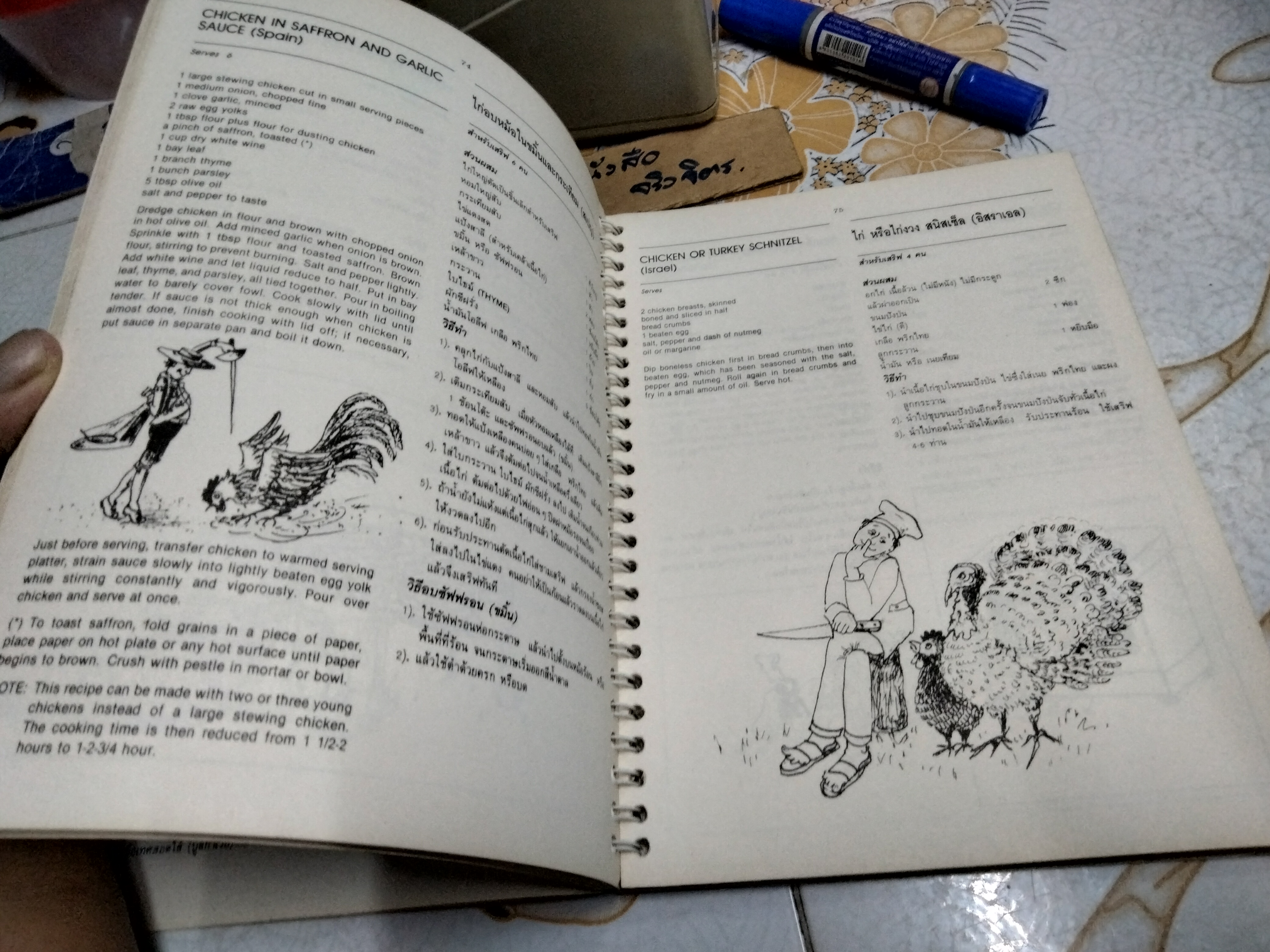 TASTES OF THE WORLD ตำราอาหารนานาชาติ (ฉบับ 2 ภาษา ไทย- อังกฤษ) By the Ladies of the Diplomatic Corps โดย ภริยาคณะทูตานุฑูต **สินค้าหมด**