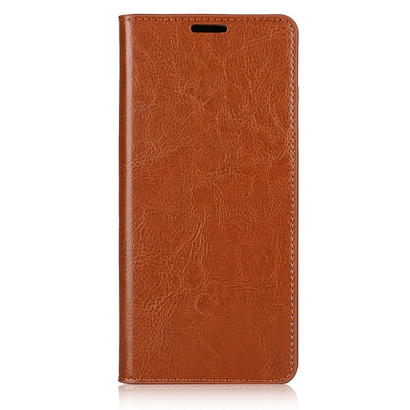 Case Samsung Galaxy S21 Ultra 5G #เคสฝาพับหนังแท้แบบกระเป๋าสตางค์คุณภาพดี Crazy Horse Genuine Leather Cover