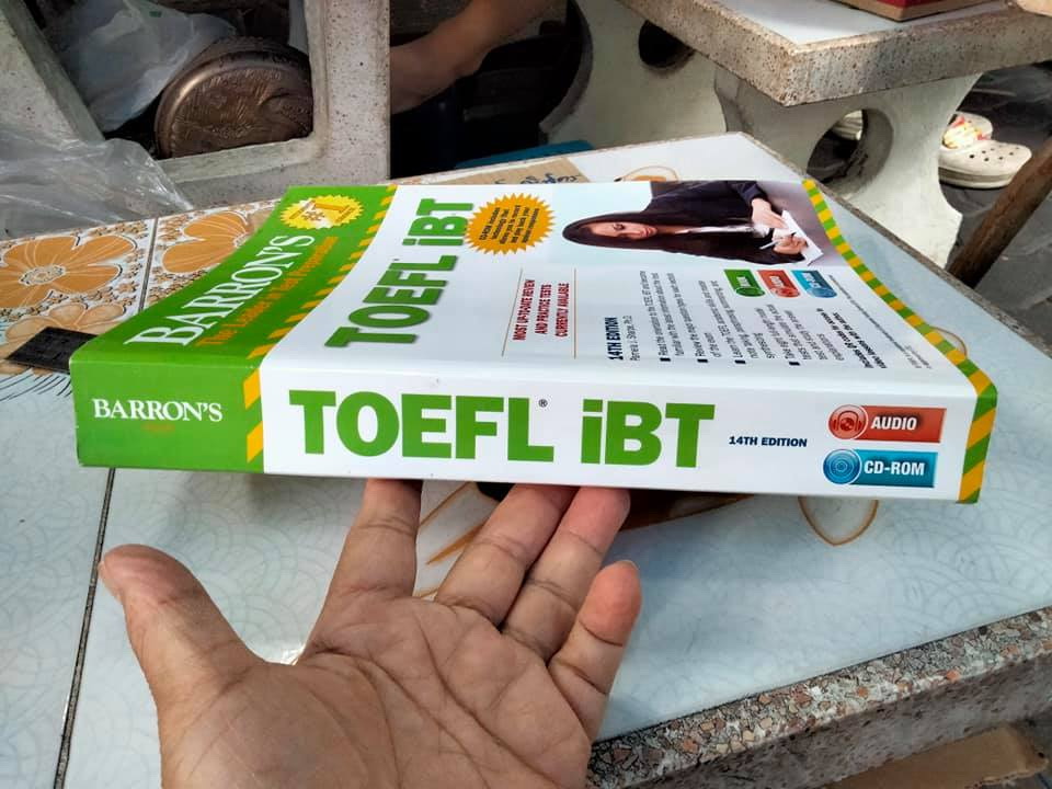 TOEFL IBT , BARRON'S เล่มใหญ่ 14th Edition (พร้อมซีดี) **สินค้าหมด**