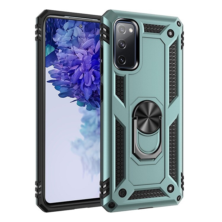 Case Samsung Galaxy S20 #เคสฝาหลัง Hybrid TPU+PC มีแหวนสวมนิ้ว