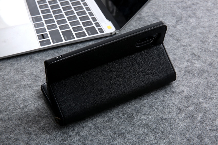 Case Samsung Galaxy Note 10 #เคสฝาพับ CMAI2 PU Leather Card คุณภาพดีราคาเบาๆสบายกระเป๋า