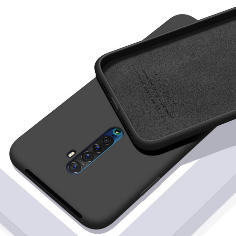 Case Oppo reno 2 #เคสฝาหลังซิลิโคนนิ่ม Liquid Silicone Back Case