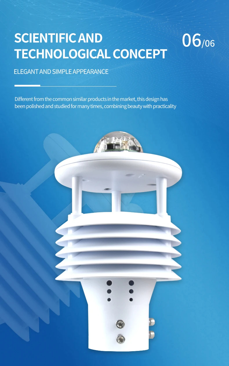 7-All-In-One Weather Sensor Compact Outdoor Station RS485