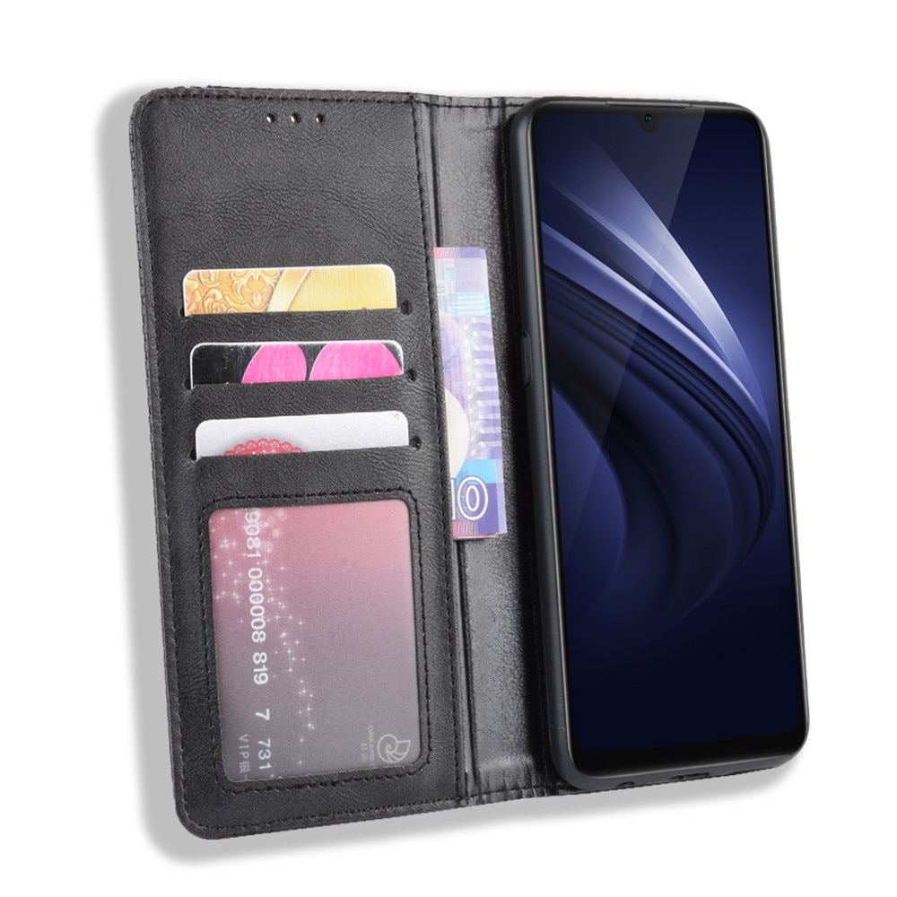 เคส Vivo S1 #เคสฝาพับปกหนังสไตล์วินเทจดูดซับอัตโนมัติแบบกระเป๋าสตางค์