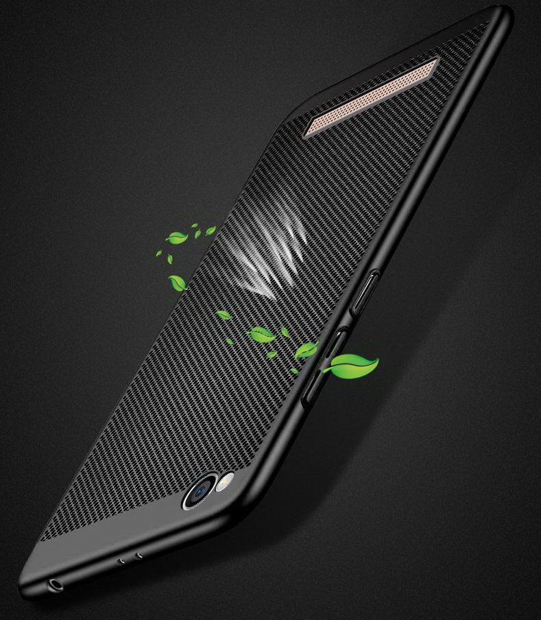 เคส Xiaomi Redmi 5A #เคสฝาหลังพลาสติกแข็งรูตาข่ายช่วยระบายความร้อน