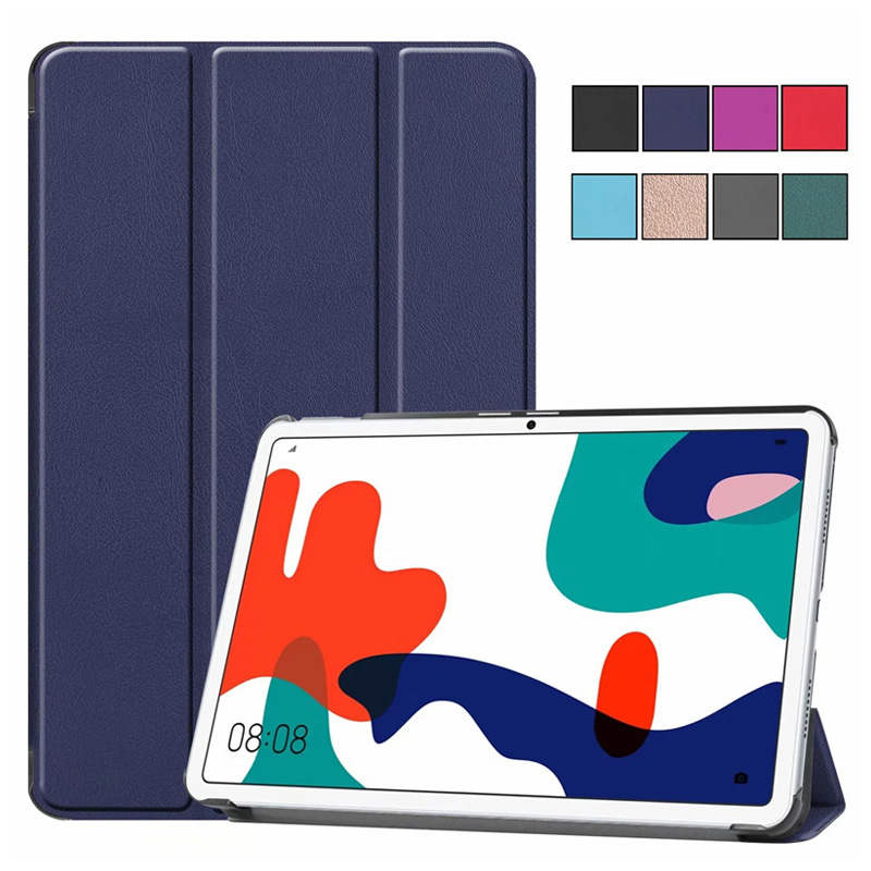 เคส Huawei MatePad 10.4 นิ้ว(2020) #เคสฝาพับหนัง PU แบบ 3 พับ Tri-fold Stand Leather Smart Tablet
