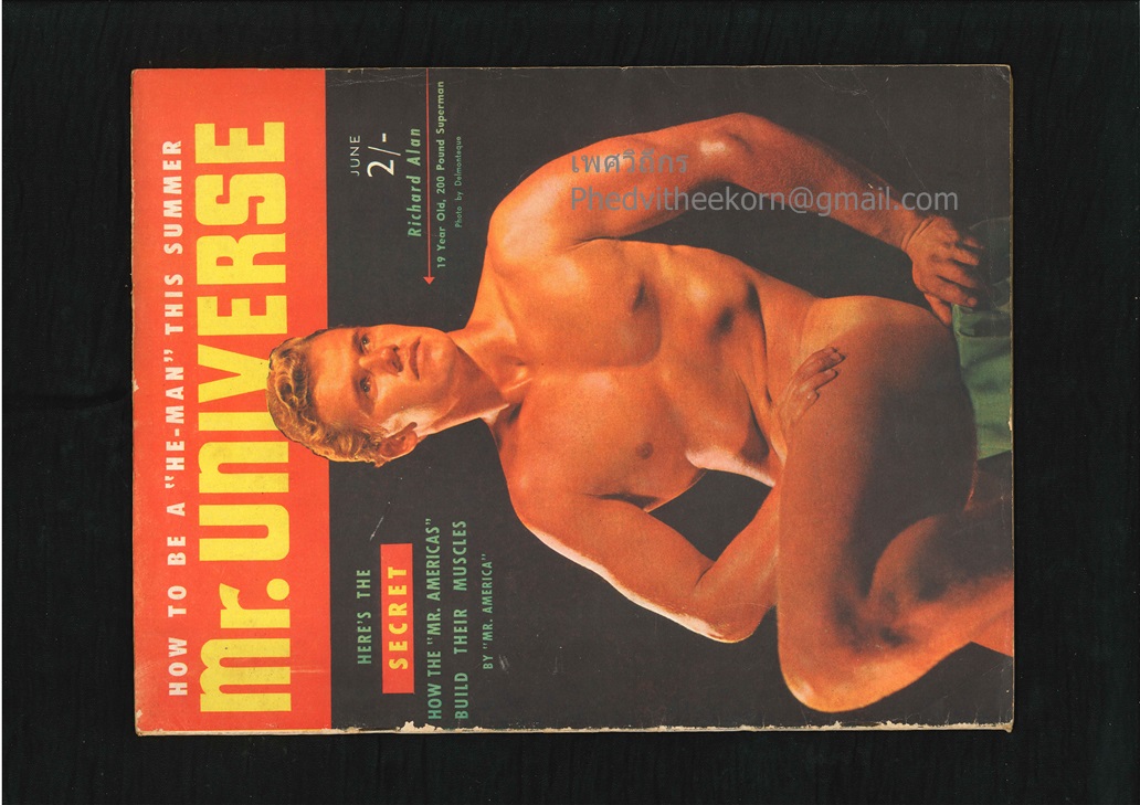 นิตยสาร Mr. Universe vol.2 no.6 Jun 1955