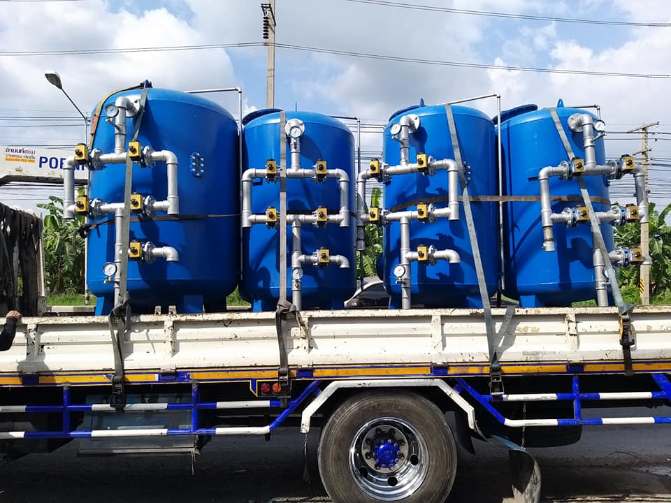 ถังกรองเหล็ก48นิ้วสำหรับกรองน้ำประปาหรือบาดาล