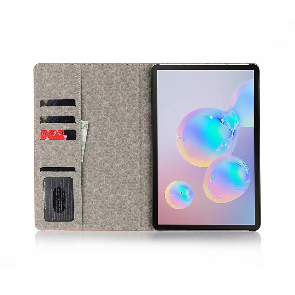 เคส Samsung Galaxy Tab S7 11นิ้ว T870 T875 #เคสฝาพับหนัง PU พิมพ์รูปแบบแผนที่ Map Pattern Stand Wallet Leather