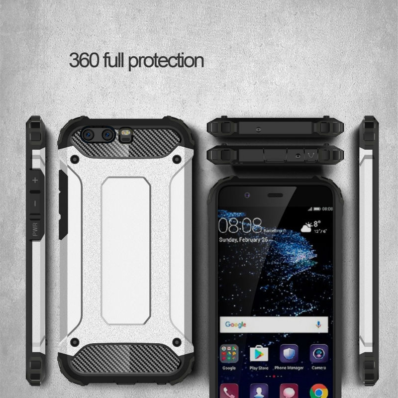 เคส Huawei P10 Plus เคสฝาหลังไฮบริดกันกระแทก Plastic + TPU