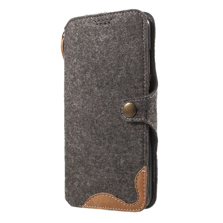 Case Huawei P20 Pro #เคสฝาพับแบบกระเป๋าสตางค์ Felt Leather Wallet เคสคุณภาพดีราคาถูก