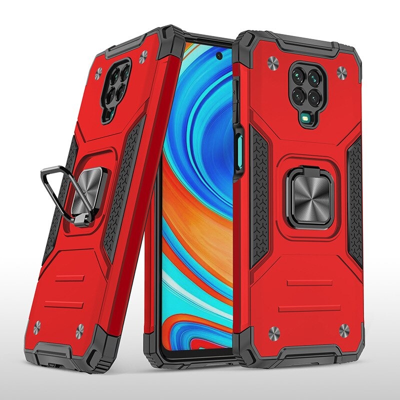 เคส Redmi Note 9 Pro/Redmi Note 9S เคสฝาหลัง Hybrid TPU+PC มีแหวนสวมนิ้ว