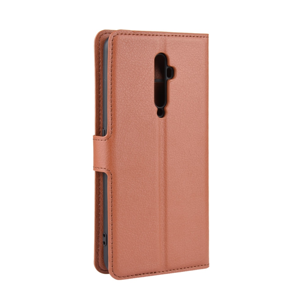 Case OPPO Reno 2F #เคสฝาพับสไตล์กระเป๋าสตางค์หนัง PU ผิวลิ้นจี่สีสันสวยงามทันสมัย