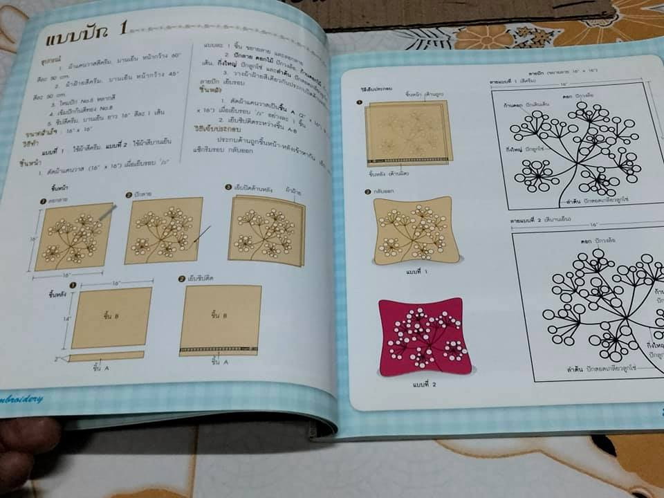 MEDIUM EMBROIDERY NO.3 แบบปัก เล่ม 3 อาจารย์กันยารัตน์ เสริฐสอน
