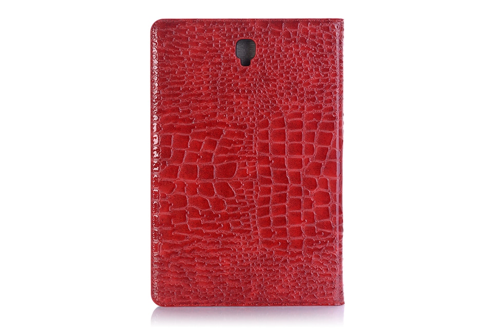 เคส Samsung Galaxy Tab S4 10.5 นิ้ว #เคสฝาพับแบบกระเป๋าสตางค์ลายผิวหนังจระเข้ Crocodile Texture