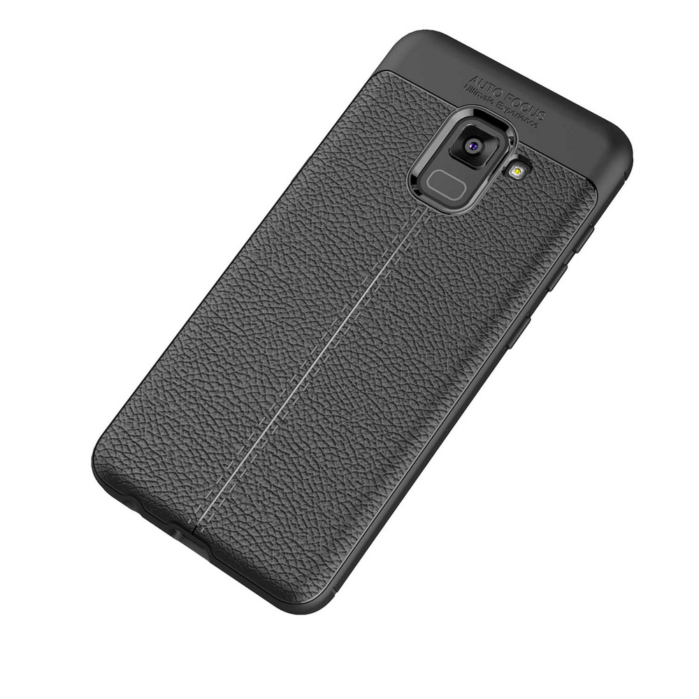 เคส Samsung Galaxy J6 (2018) TPU #เคสฝาหลังผิวลิ้นจี่ช่วยป้องกันลายนิ้วมือและกันลื่นได้ดี
