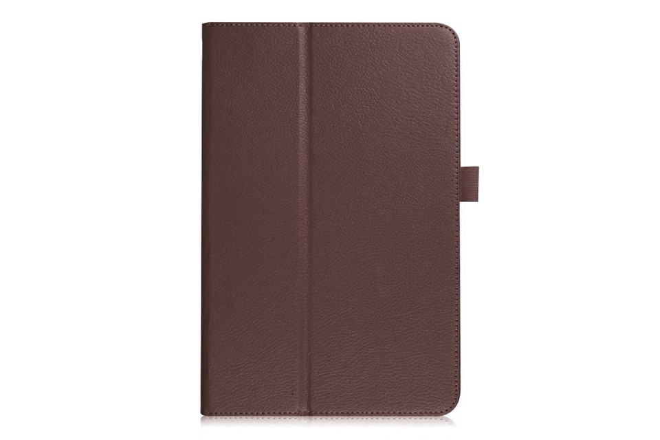 เคส Samsung Galaxy Tab S4 10.5นิ้ว T830/T835 #เคสฝาพับหนัง PU ผิวลิ้นจี่ Litchi Skin Leather Case