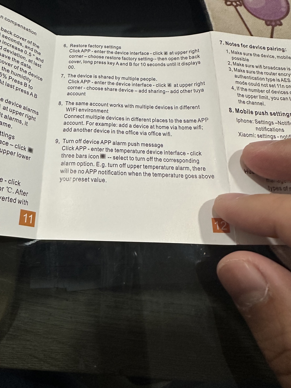 Tuya WIFI Temperature Thermometer Humidity Hygrometer