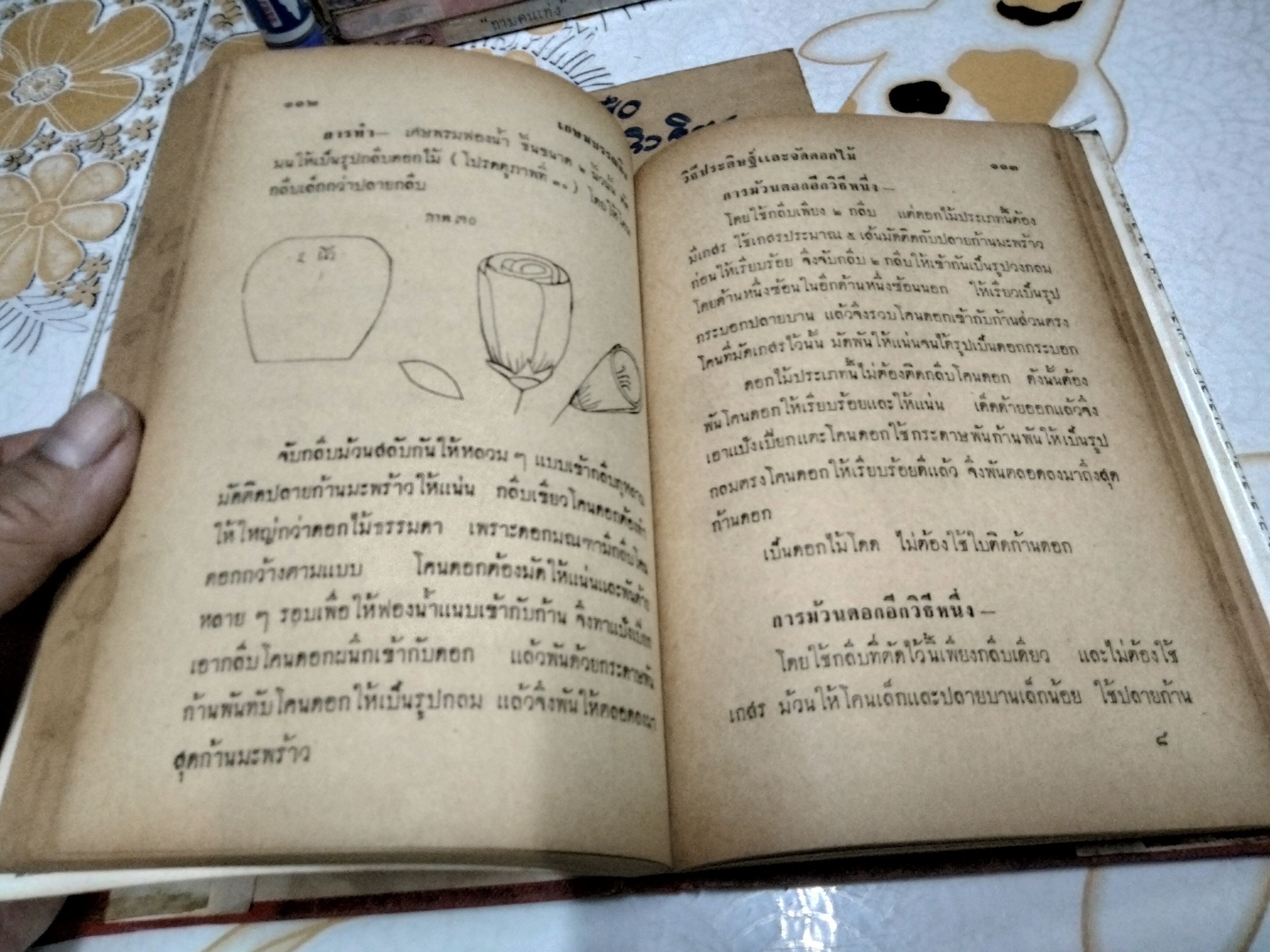 วิธีประดิษฐ์และจัดดอกไม้ โดย ศ. ชาญมาตรา