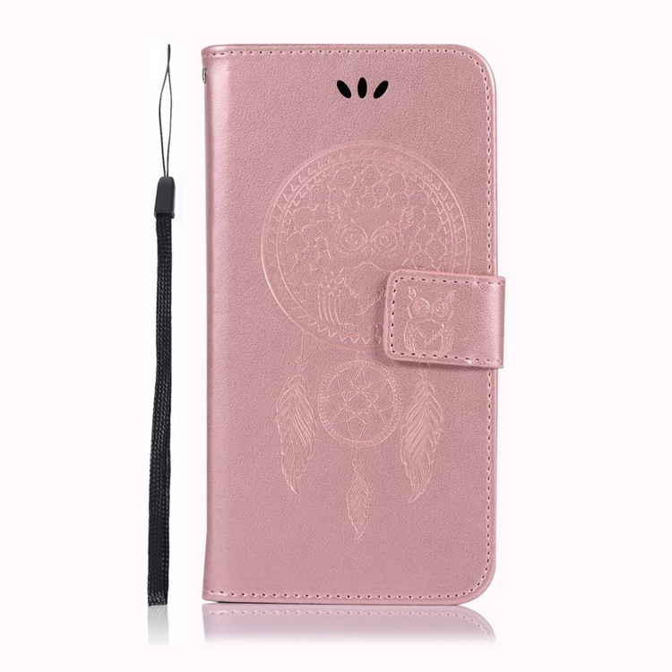 เคส Xiaomi Mi 11 #เคสฝาพับแบบกระเป๋าสตางค์ฝาพับหนัง PU ลายนกฮูก Imprint Owl Dream Catcher PU Leather