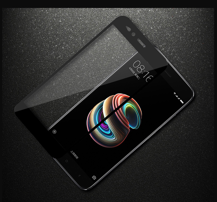 ฟิล์มกระจก Xiaomi Mi A1 แบบเต็มจอ LENUO CF Carbon Fiber Soft Edge Full Size
