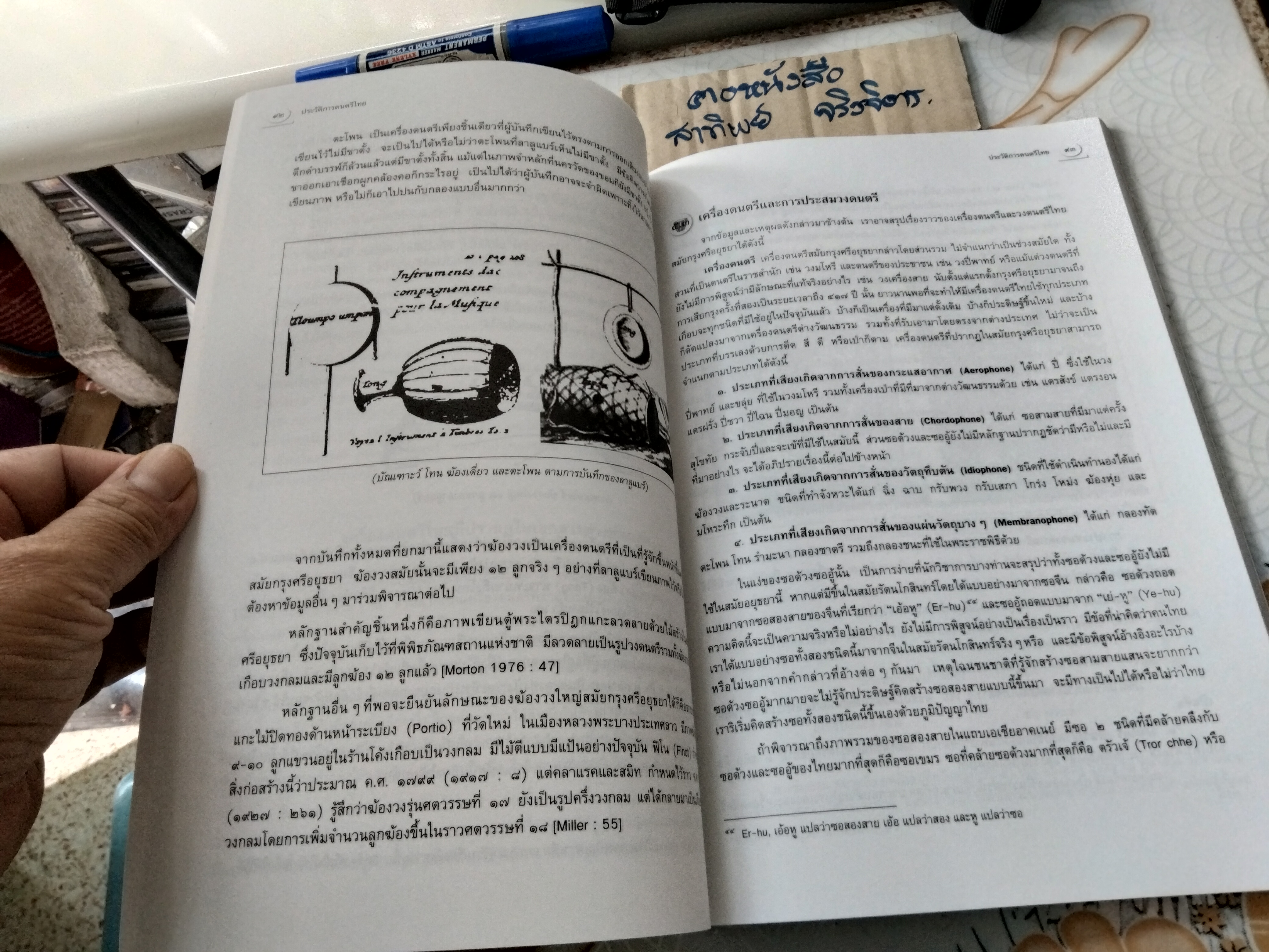 ประวัติการดนตรีไทย (ฉบับปรับปรุง) ปัญญา รุ่งเรือง (พิมพ์ครั้งที่ 5/2546) **สินค้าหมด**