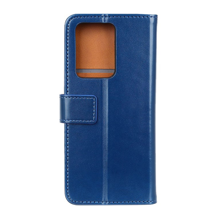เคส Samsung Galaxy S20 Ultra / S20 Ultra 5G #เคสฝาพับแบบกระเป๋าสตางค์หนังแยกปิดแม่เหล็ก Tricolor Strip Auto-absorbed Split Leather Wallet