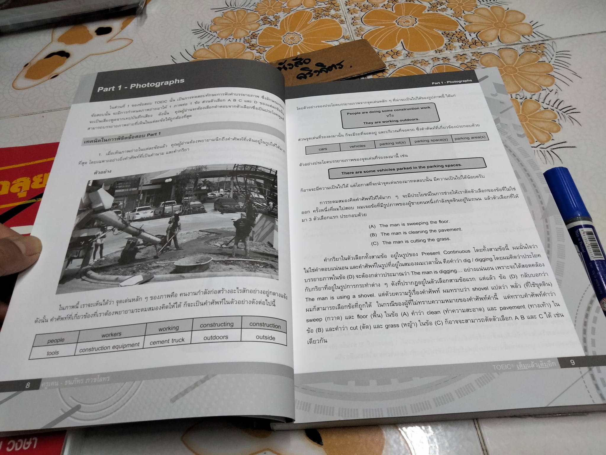 (ขายรวม 2 เล่ม ไม่แยก) ผ่านฉลุยตะลุย TOEIC โดย ดนัย วงษา + TOEIC เต็มแล้วเต็มอีก A Quick Score Booster โดยครูเคน-ธนภัทร ภวชโลทร