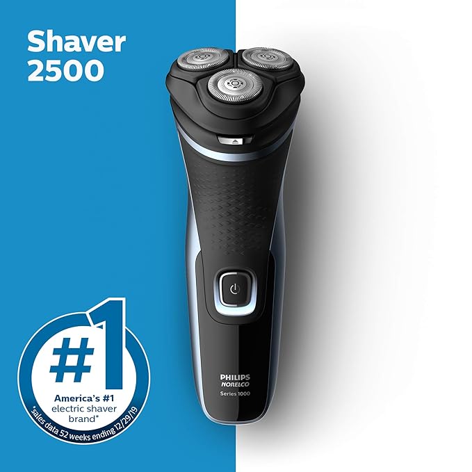 Philips® Norelco Shaver 2500 Convanient Shave, Faster charge Model S1311/82 เครื่องโกนหนวดไฟฟ้า แบบมีสาย และไร้สาย
