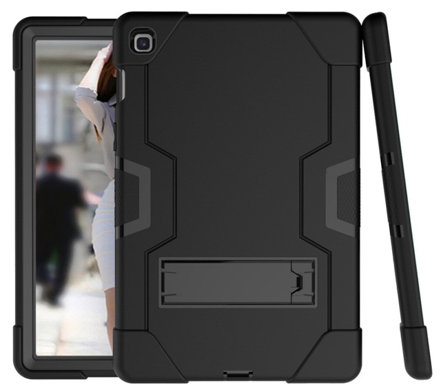 Case Samsung Galaxy Tab S5e SM-T720 SM-T725 #เคสฝาหลังกันกระแทก Kickstand PC Silicone Armour Defender