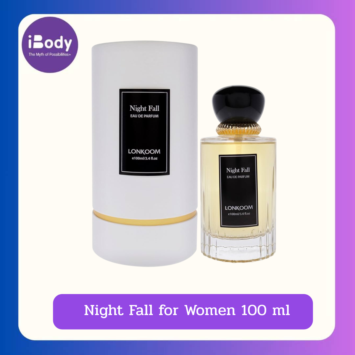 Lonkoom Night Fall for Women 100 ml น้ำหอมสำหรับผู้หญิง