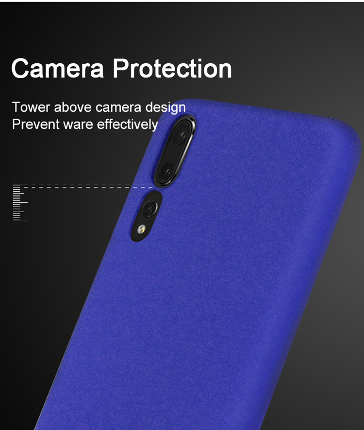 เคส Huawei P20 Pro #เคสฝาหลังมีแหวนสวมนิ้ว IMAK Ring Holder Kickstand Matte PC + ฟิล์มกันรอยหน้าจอ