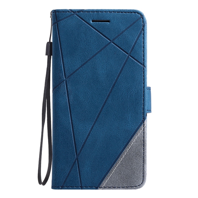 Case Samsung Galaxy A25 5G#เคสฝาพับหนัง PU มีช่องเสียบบัตรอื่นๆในตัว Geometric Pattern Leather Card Holder Protective