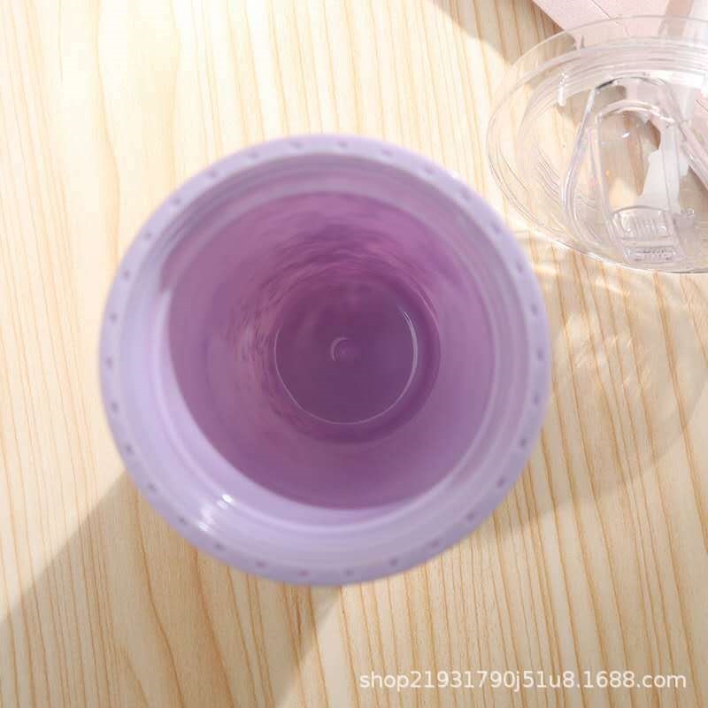 แก้วน้ำหลอดเด้ง ตกแต่งดาวฟรุ้งฟริ้ง