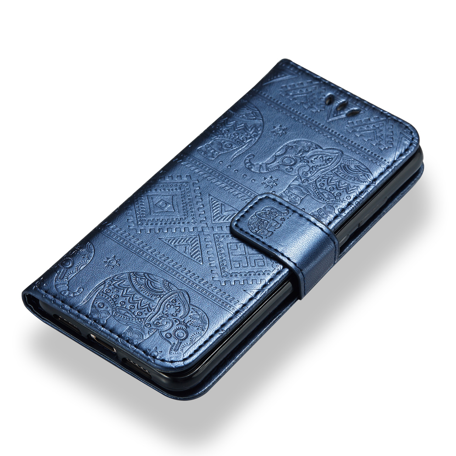 เคส Huawei nova 3 #เคสฝาพับสไตล์กระเป๋าสตางค์หนัง PU พิมพ์ลายช้าง