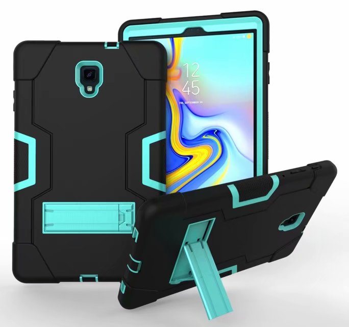 เคส Samsung Galaxy Tab A 10.5 (2018) T590 T595 #เคสฝาหลังกันกระแทก Kickstand PC Silicone Armour Defender