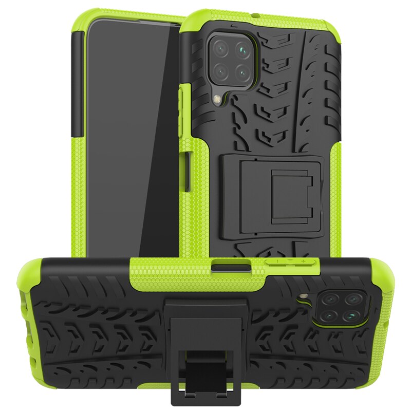 เคส Huawei nova 7i #เคสฝาหลังกันลื่น Cool Tyre Pattern Kickstand (PC + TPU)