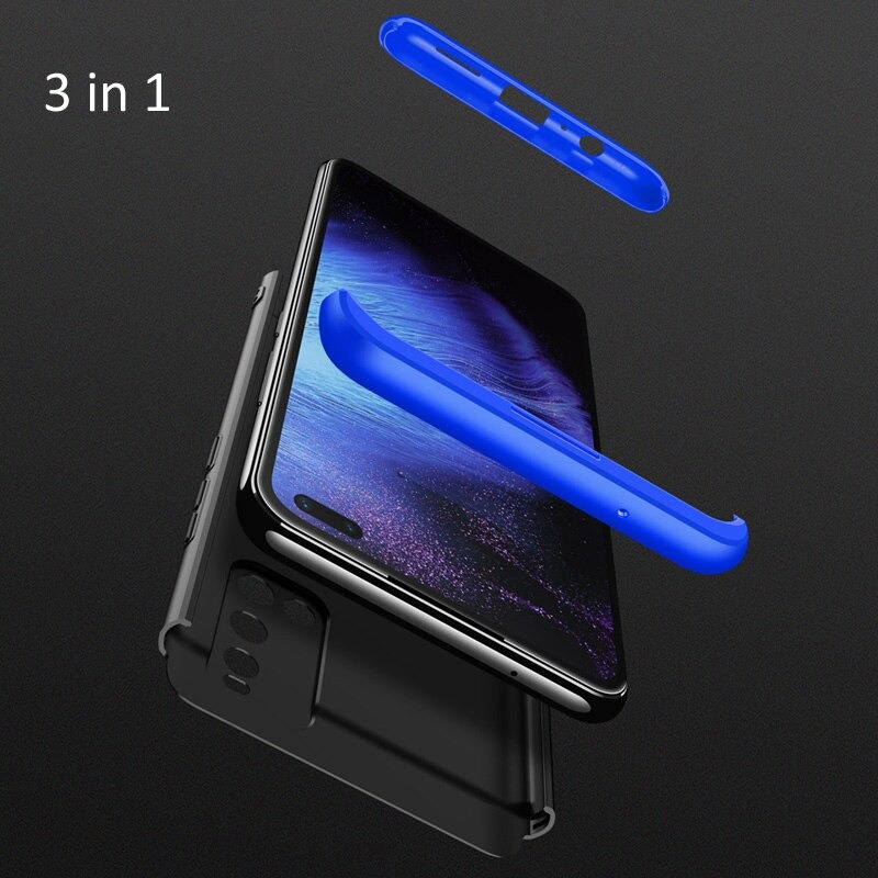 Case Vivo V19 #เคสฝาหลังพลาสติกแข็ง Detachable All-wrapped Matte แยกชิ้นได้