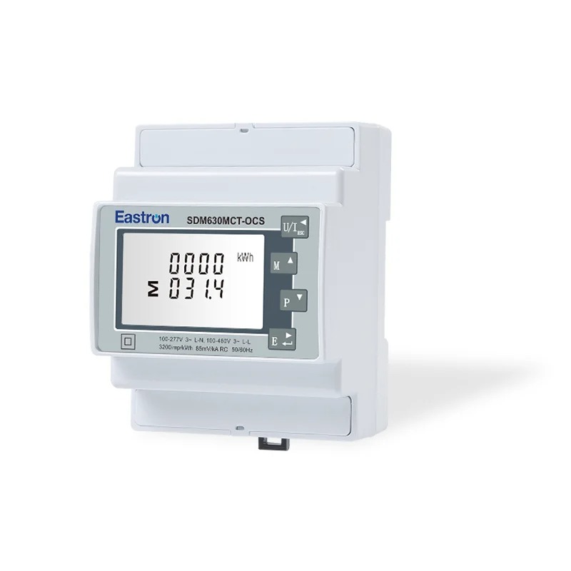 พาวเวอร์มิเตอร์ SDM630MCT-OCS ETL Listed Three Phase Three Wire Rogowski Coil Energy Meter
