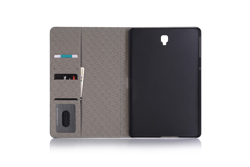 Case Samsung Galaxy Tab S4 10.5 T830 T835 #เคสฝาพับกระเป๋าสตางค์หนัง PU สมาร์ท 2 สี Bi-color Smart Stripe Leather Wallet