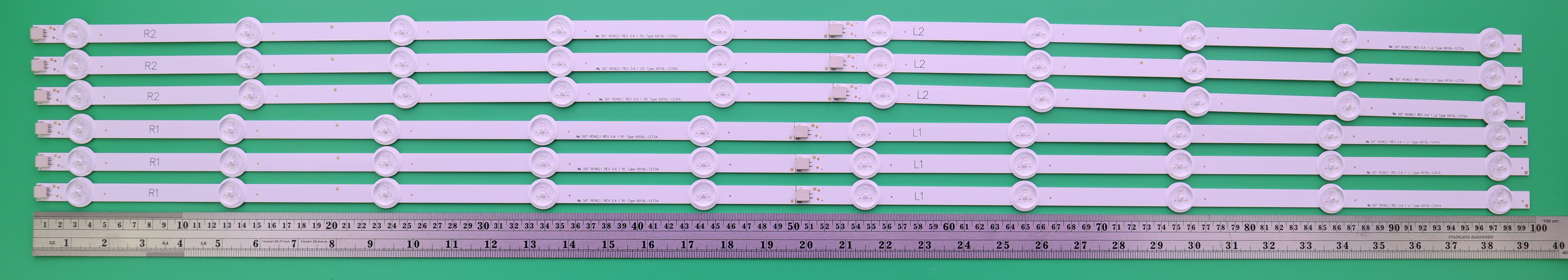 LED BACKLIGHT LG 50LN 50LA 50LA6130 50LA6200 50LA623 50LN5400 PANASONIC 50B6T 50BL6T TOSHIBA 50L2300 50L4300