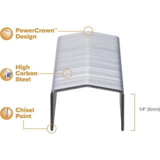 Bostitch® 1/4 Inch B8 Power Crown Premium Staples ลวดเย็บกระดาษ บี8