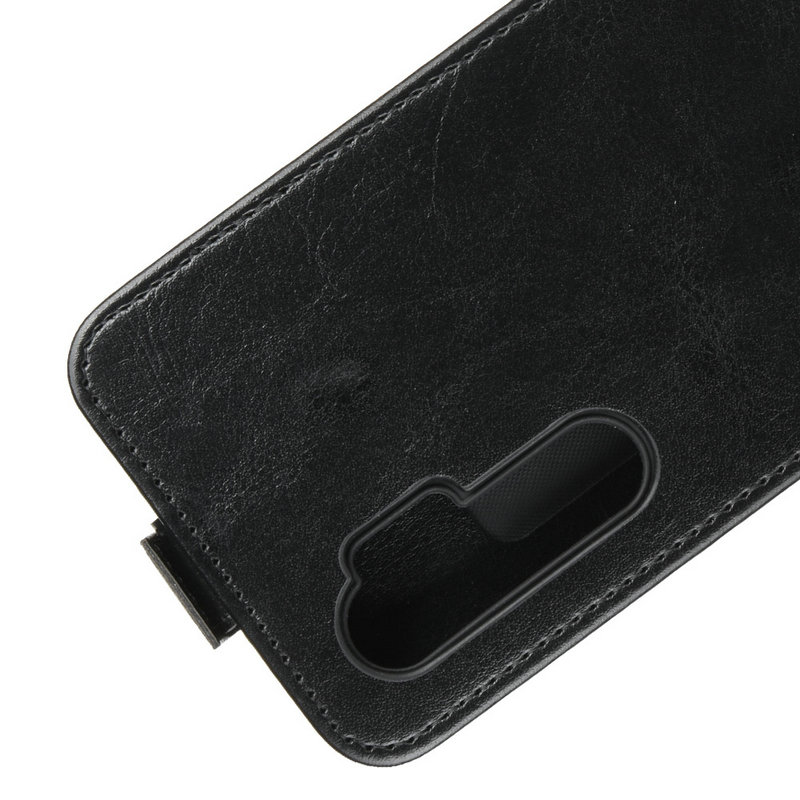 เคส Xiaomi Mi Note 10 Lite #เคสฝาพับหนัง PU Crazy Horse แนวตั้ง พร้อมช่องเสียบการ์ด