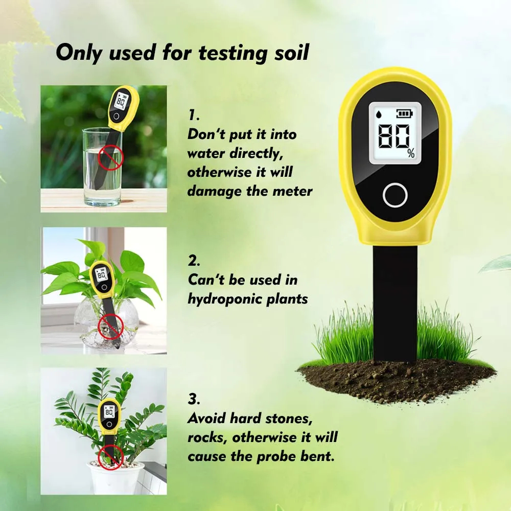 เซ็นเซอร์วัดค่าความชื้นในดิน Soil Moisture Meter Humidity Meter Detector Agriculture